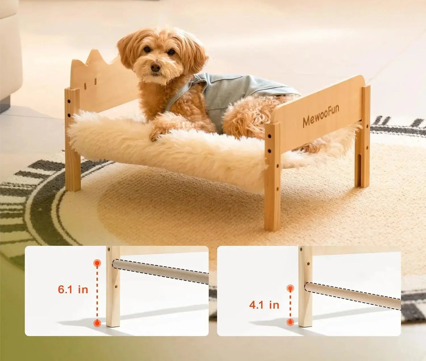 Woodland Cat & Dog Lounge Bed