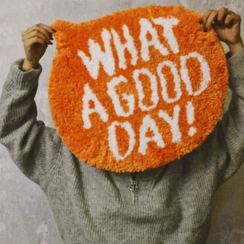 What a Good Day Bath Mat & Rug