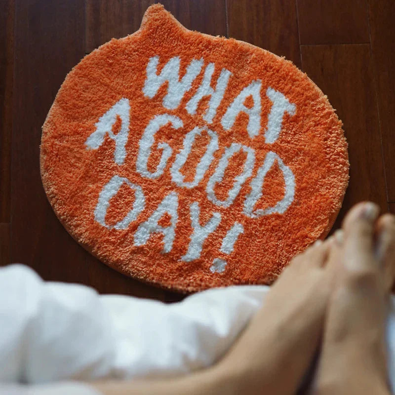 What a Good Day Bath Mat & Rug