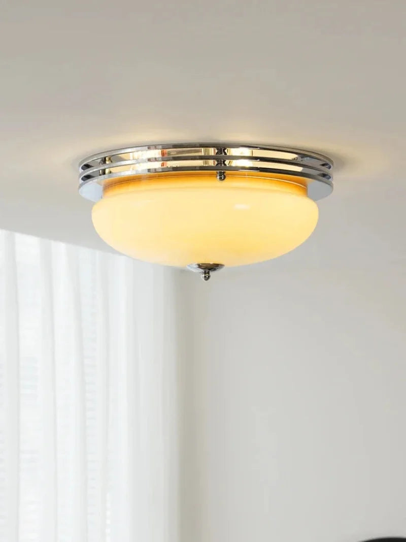 Crème Halo Ceiling Light