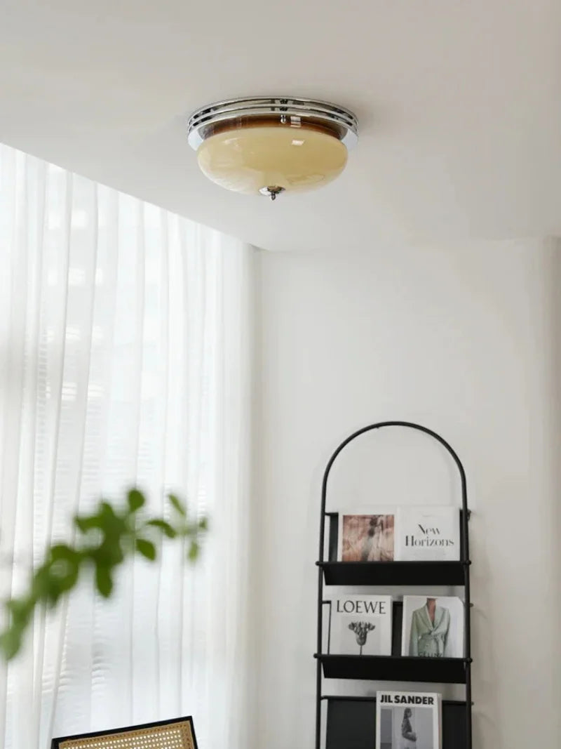 Crème Halo Ceiling Light
