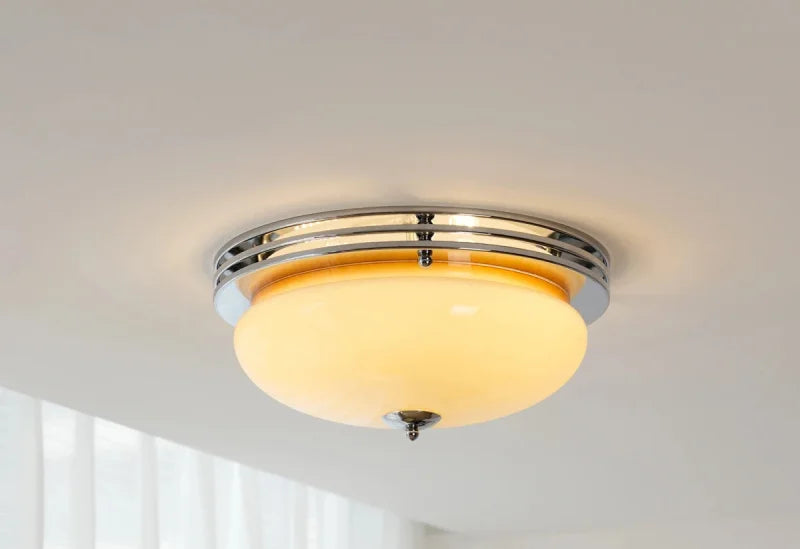 Crème Halo Ceiling Light