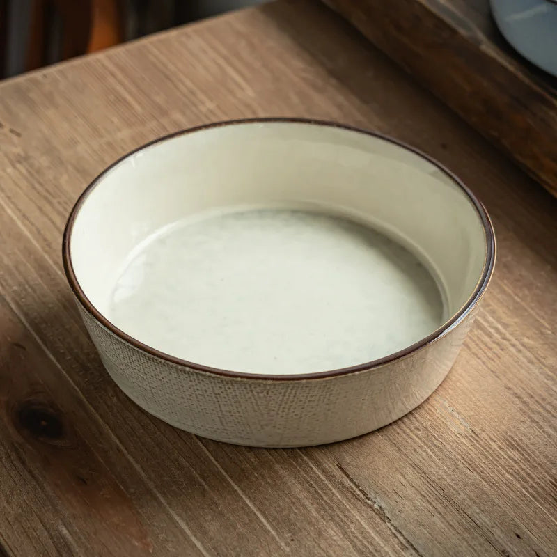 Vintage Ceramic Deep Dish Bowl