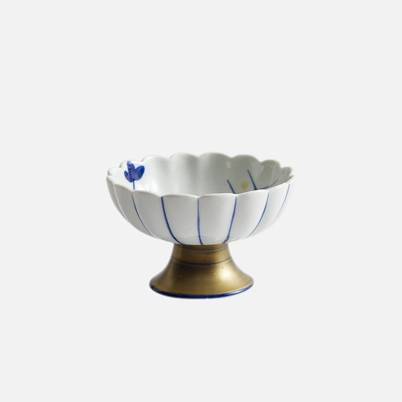 Sakura Footed Bowls