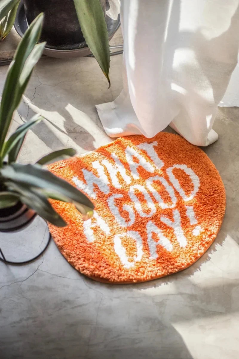What a Good Day Bath Mat & Rug