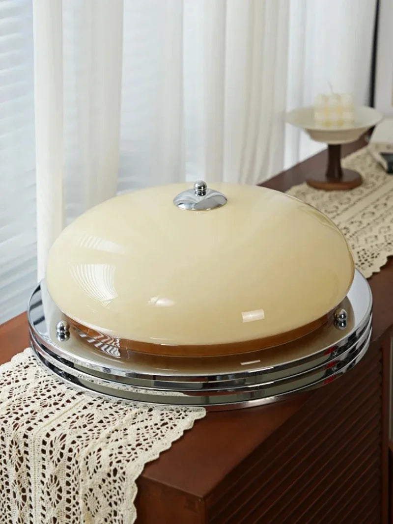 Crème Halo Ceiling Light