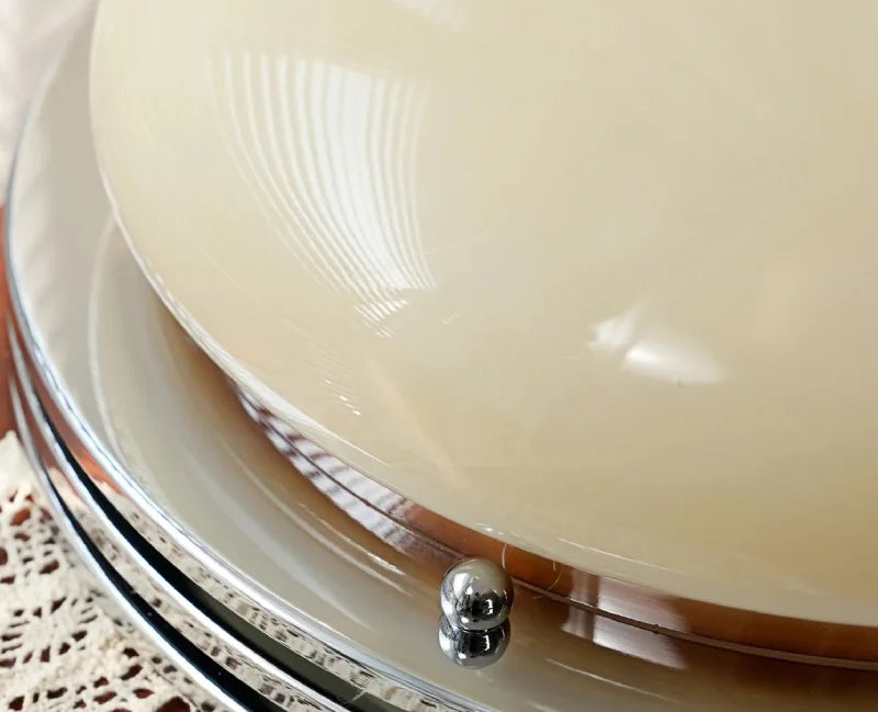 Crème Halo Ceiling Light