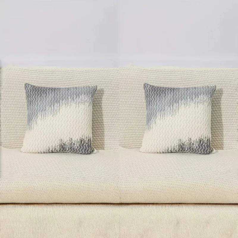 Velour Fade Plush Pillow Covers – Set of 2