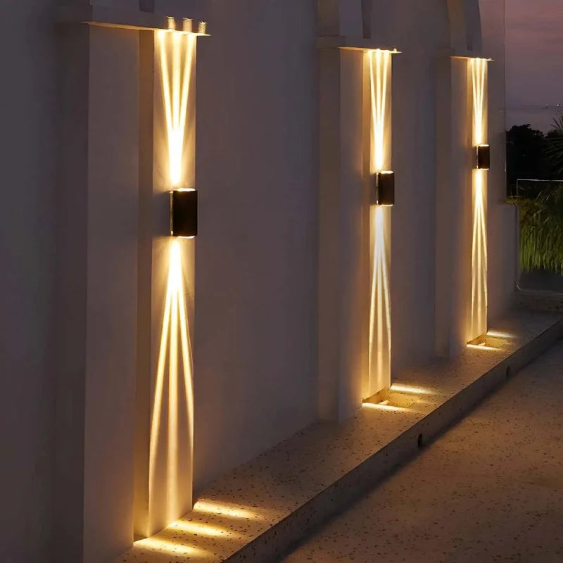 Radiant Beam Aluminum Wall Sconce