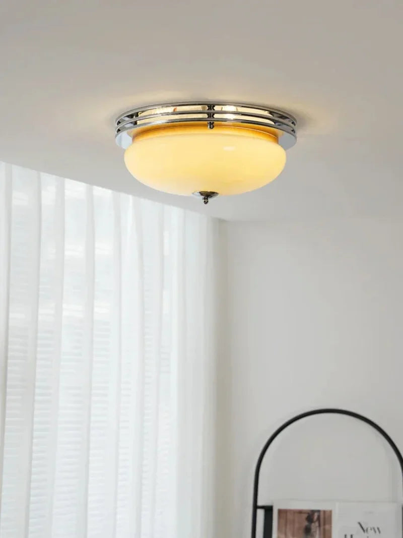 Crème Halo Ceiling Light