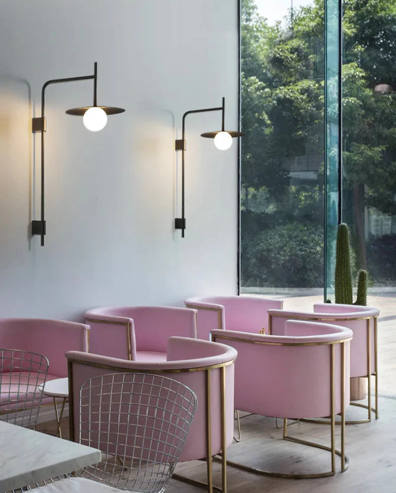 Sleek Orbit Wall Lamp