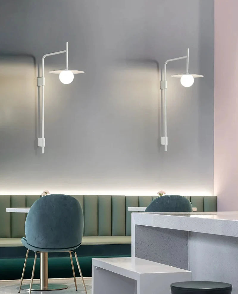 Sleek Orbit Wall Lamp