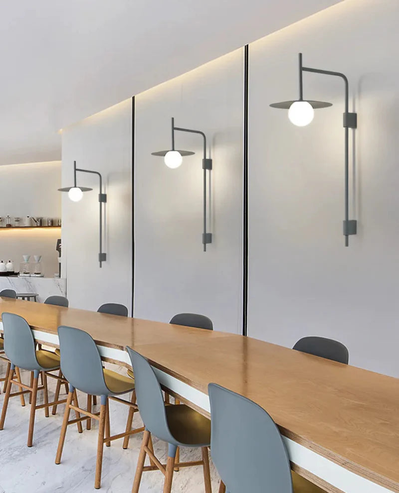 Sleek Orbit Wall Lamp