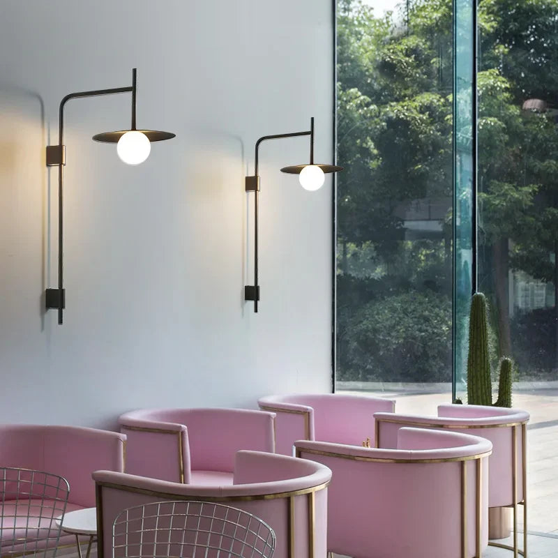 Sleek Orbit Wall Lamp