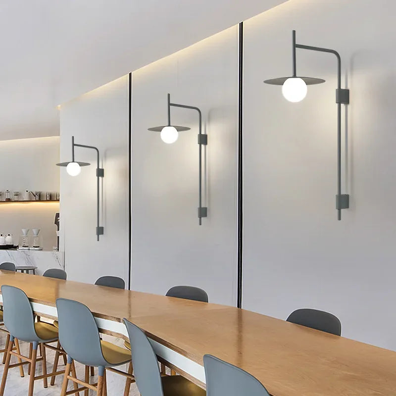 Sleek Orbit Wall Lamp