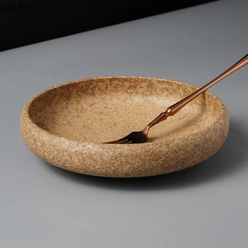 Soot Ceramic Deep Plate