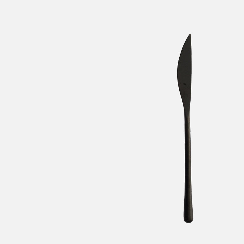 Stein Black Finish Stainless Steel Flatware