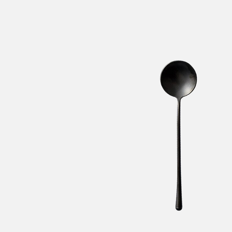 Stein Black Finish Stainless Steel Flatware