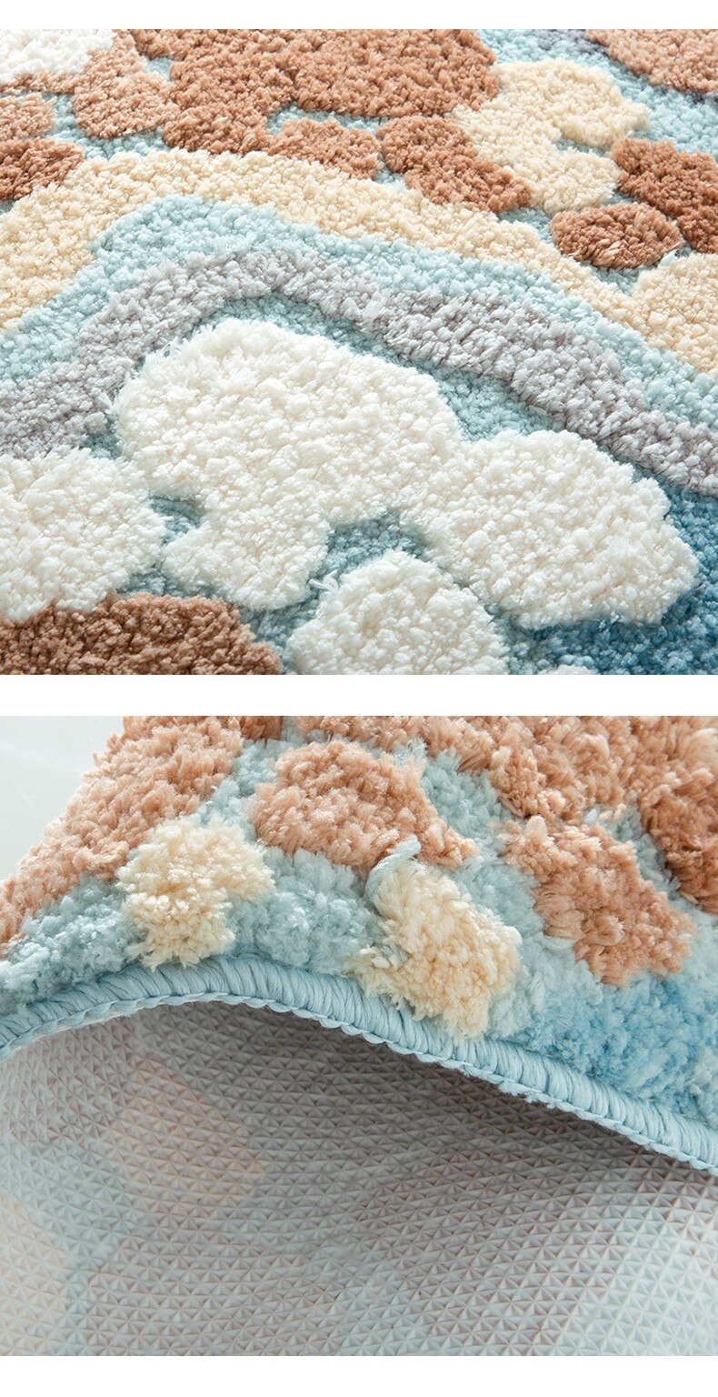Still Lake 3D Pattern Round Rug