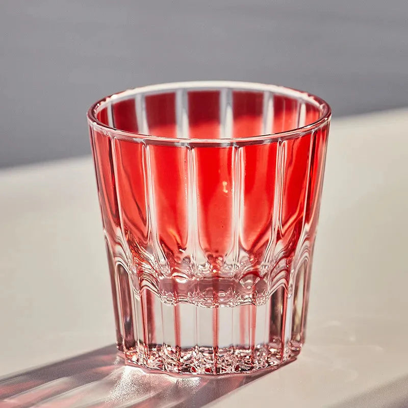Sunburst Crystal Whiskey Glass