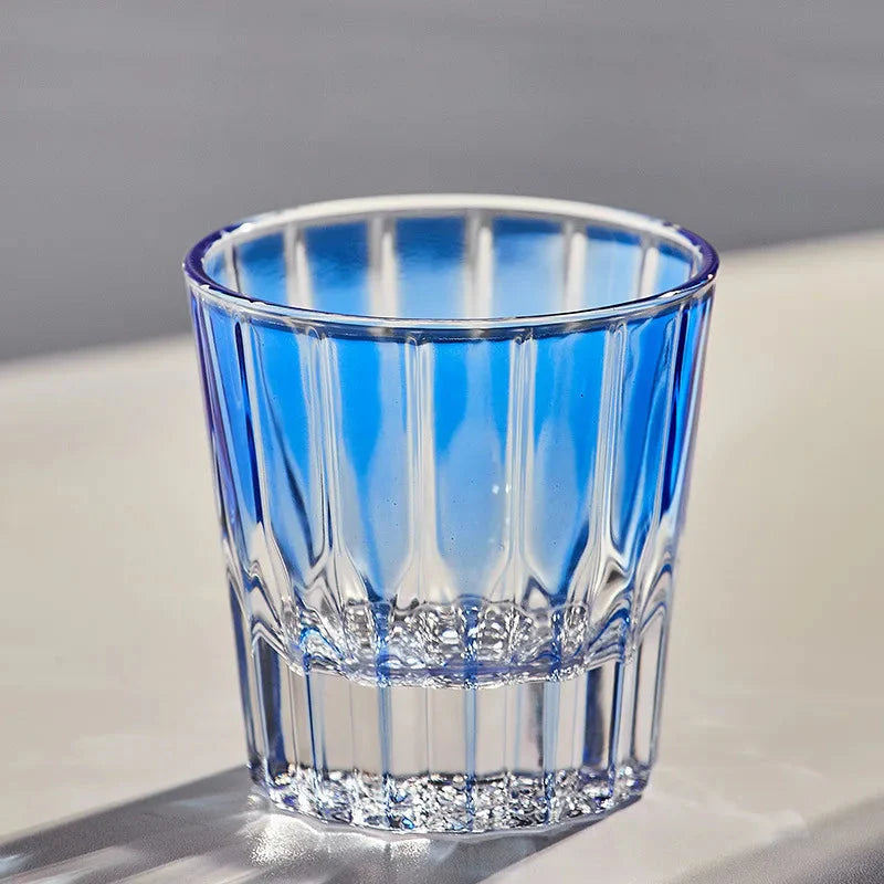 Sunburst Crystal Whiskey Glass
