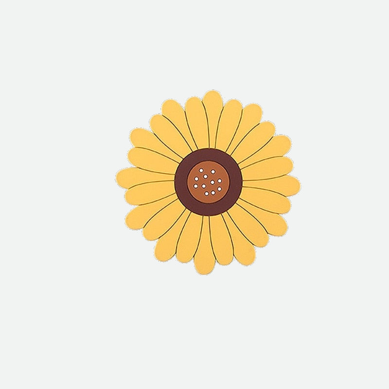 Sunflower Shape Coffee Coaster