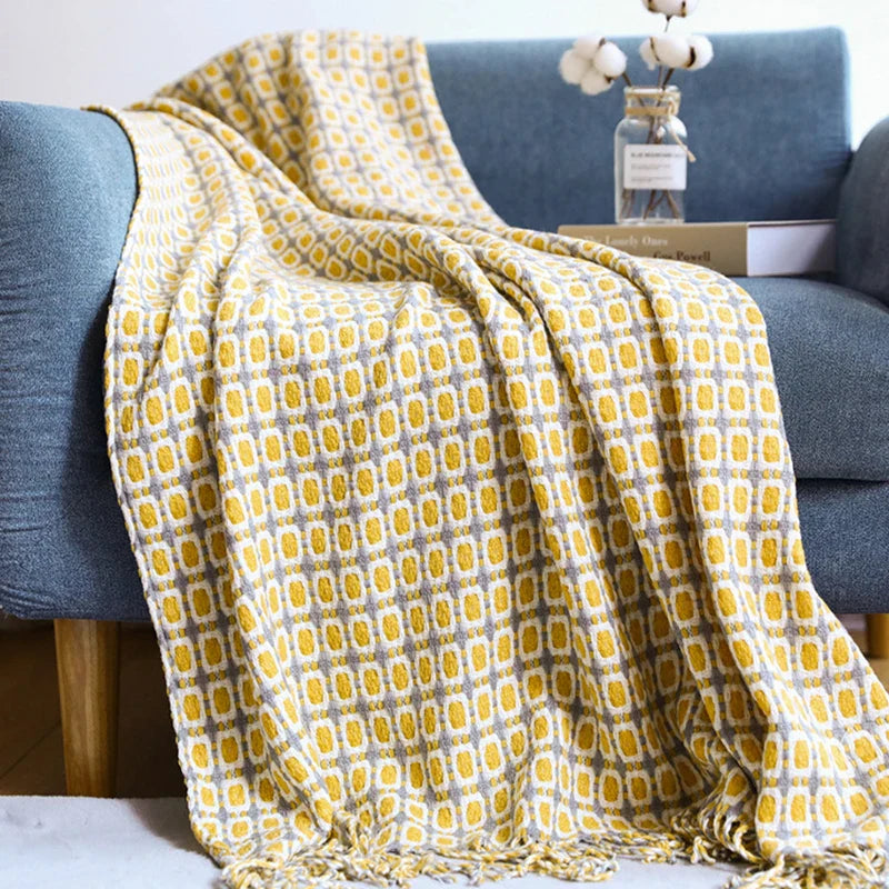 Vintage Summer Knit Throw