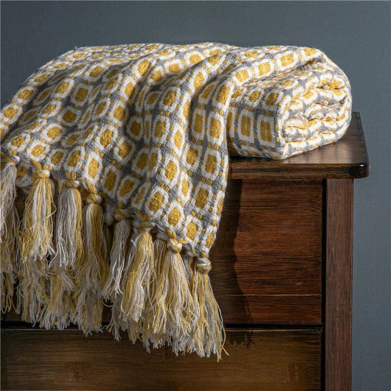 Vintage Summer Knit Throw