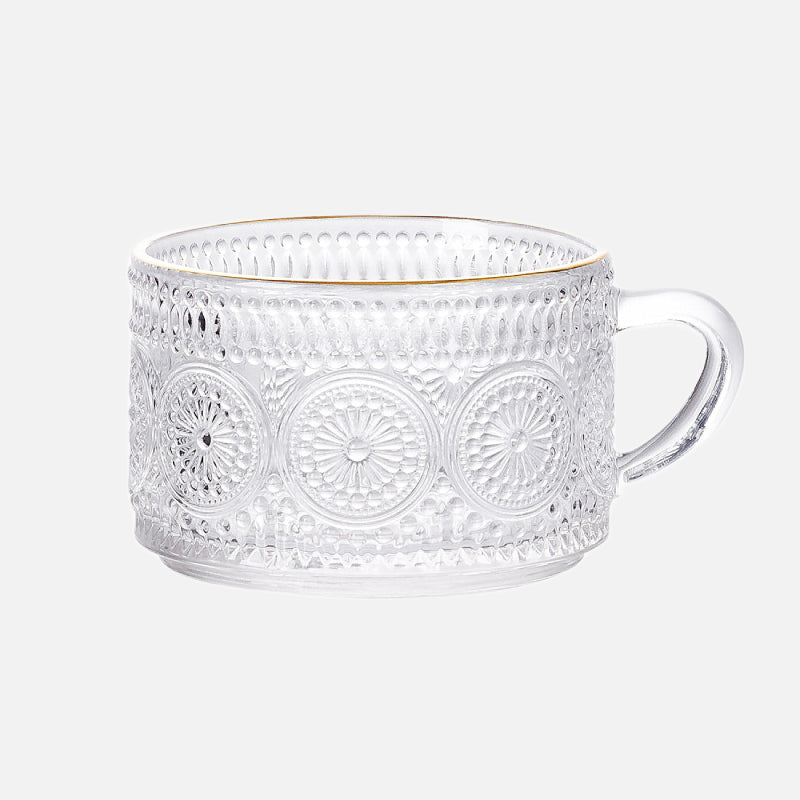 Vintage Texture Glass Mug