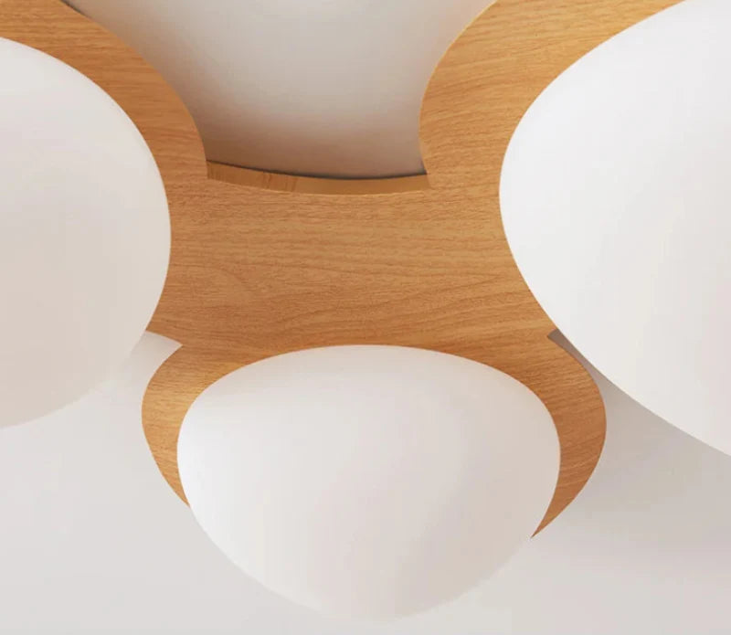 Walnut Nest Ceiling Lamp