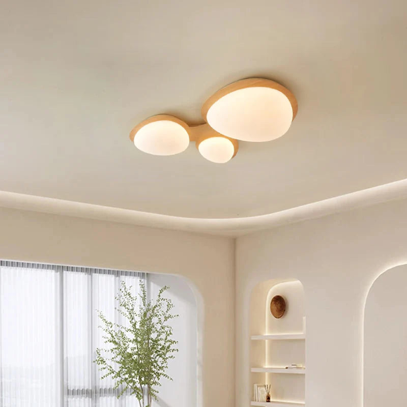 Walnut Nest Ceiling Lamp