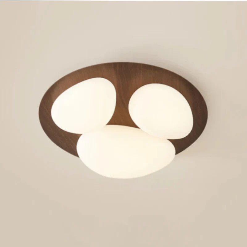 Walnut Nest Ceiling Lamp