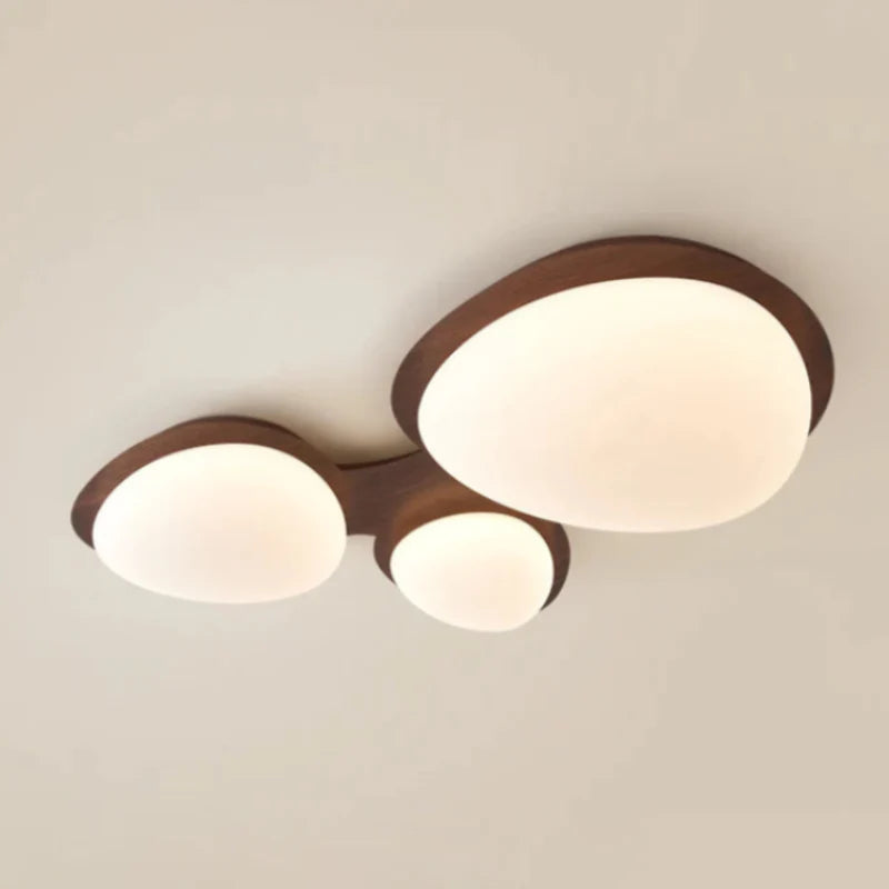 Walnut Nest Ceiling Lamp