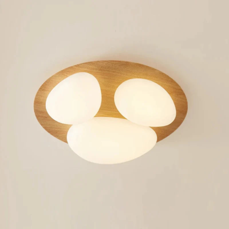 Walnut Nest Ceiling Lamp