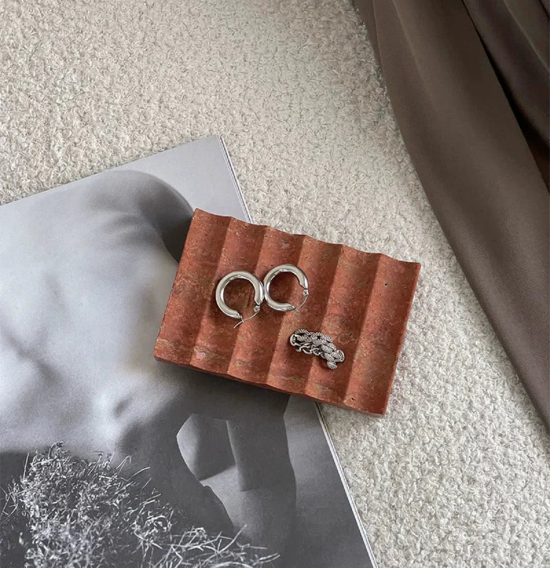 Wave Marble Soap Dish