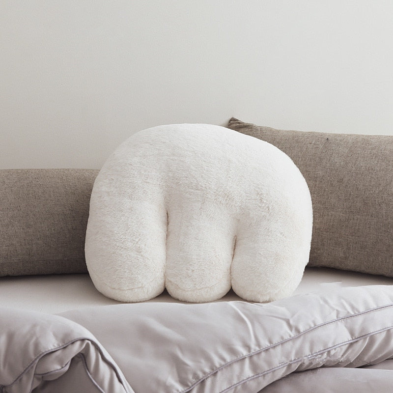 Wave & Plush White Pillows
