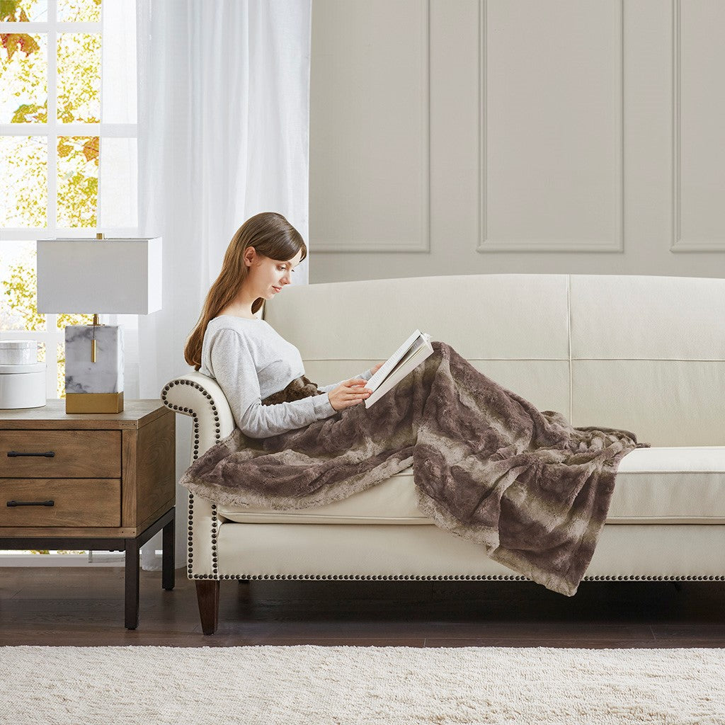 Zuri Oversized Faux Fur Throw