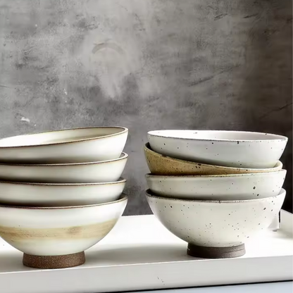 Terra Base Handcrafted Rice Bowls – Set of 4