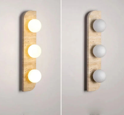 Arco Travertine Wall Sconce
