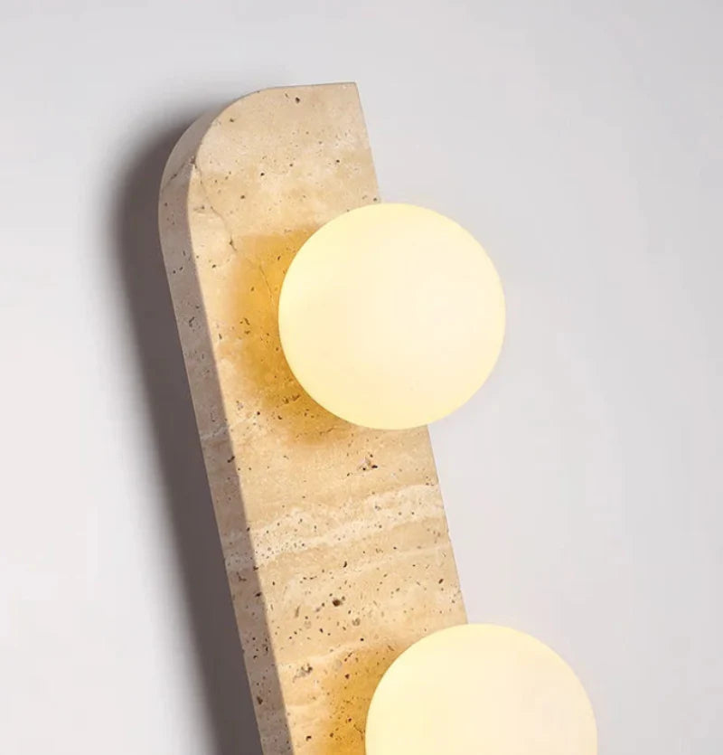 Arco Travertine Wall Sconce