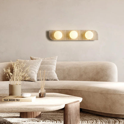 Arco Travertine Wall Sconce