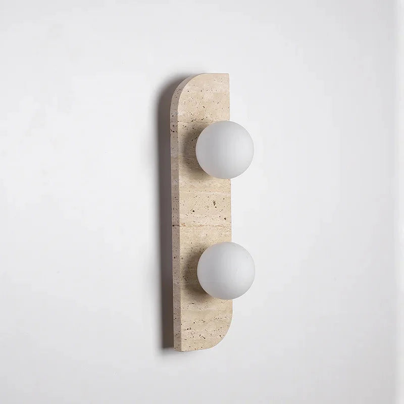 Arco Travertine Wall Sconce