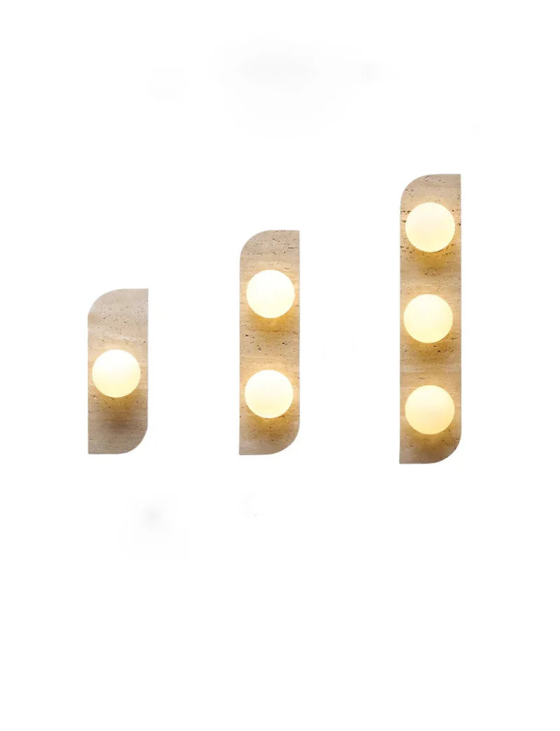 Arco Travertine Wall Sconce