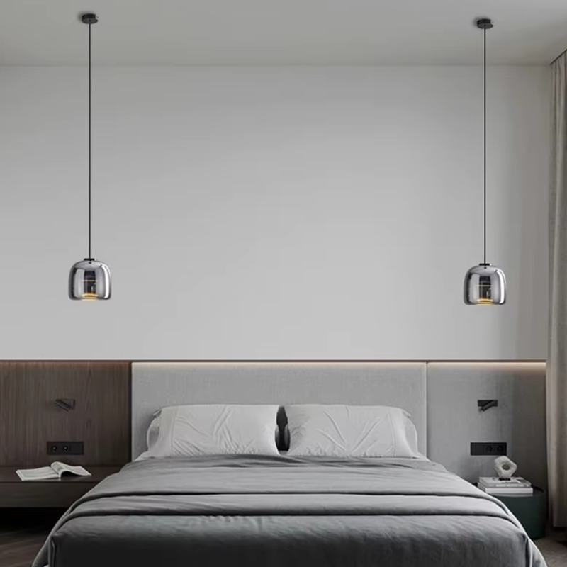 Astra Noir Glass Pendant Light