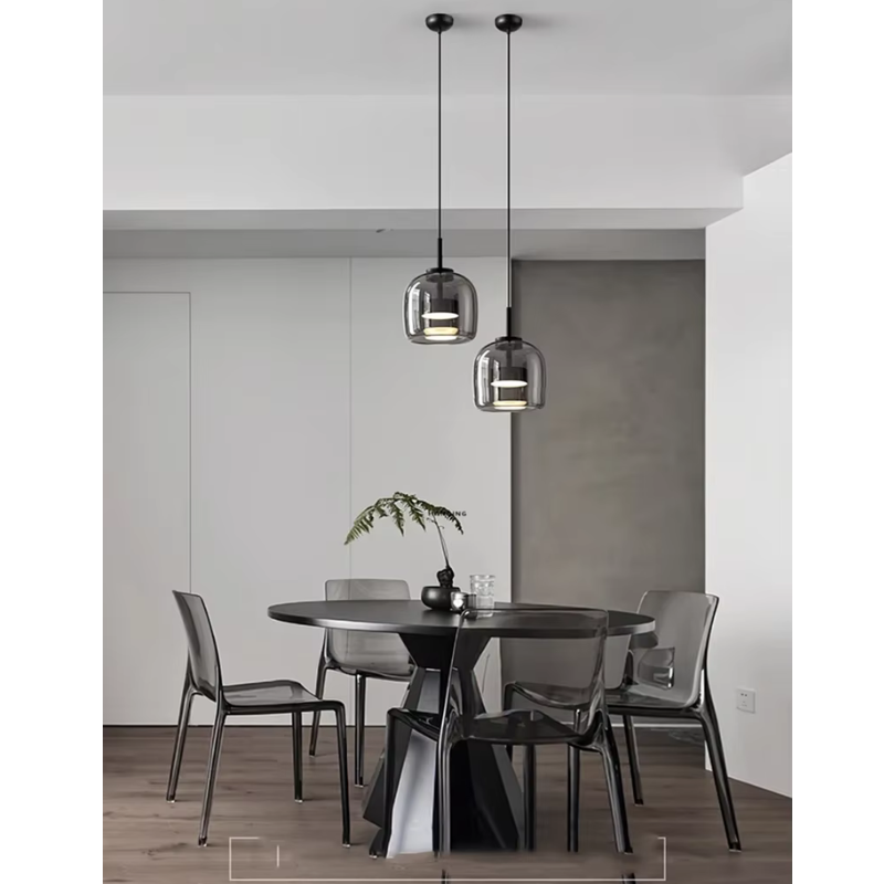 Astra Noir Glass Pendant Light