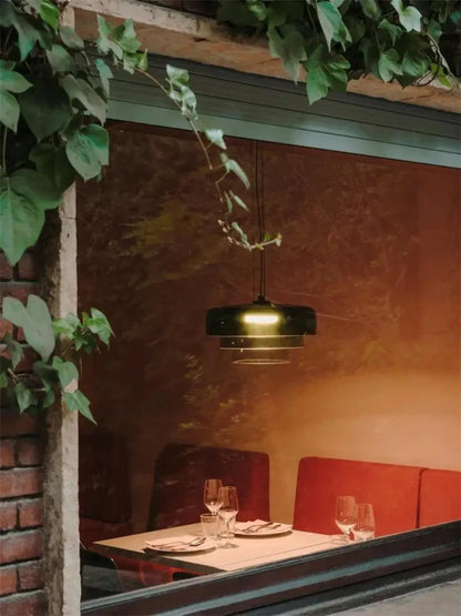 Aurora Layered Glass Pendant Light