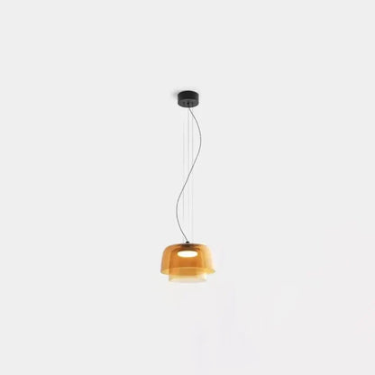 Aurora Layered Glass Pendant Light