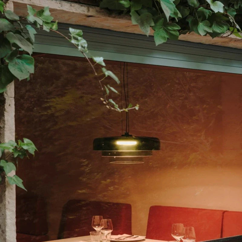 Aurora Layered Glass Pendant Light