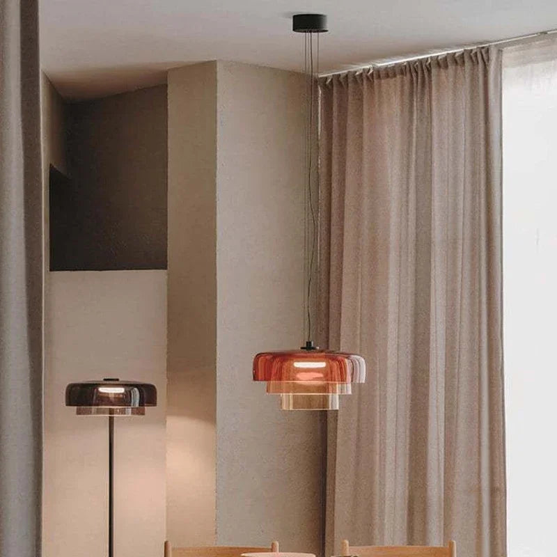 Aurora Layered Glass Pendant Light