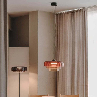 Aurora Layered Glass Pendant Light